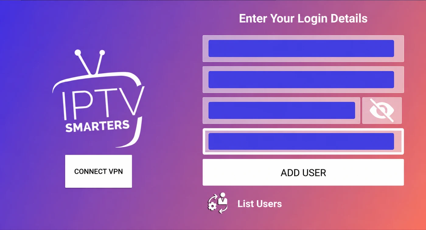 Enter your profile name and provider login details.
